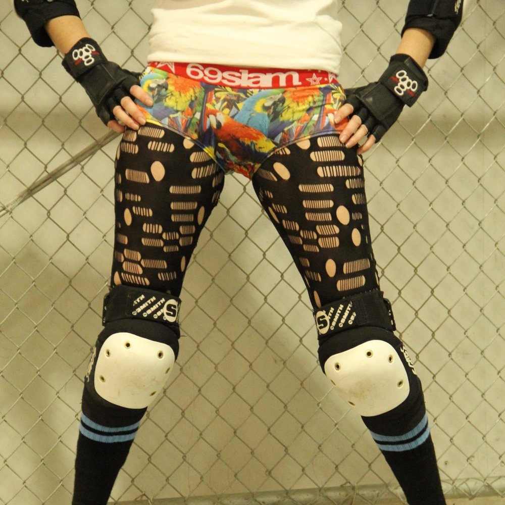 69 Slam tropical print underpants